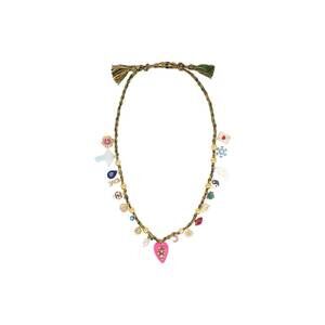 NEW MONOKI women's grigri joy mushroom necklace in multicolor